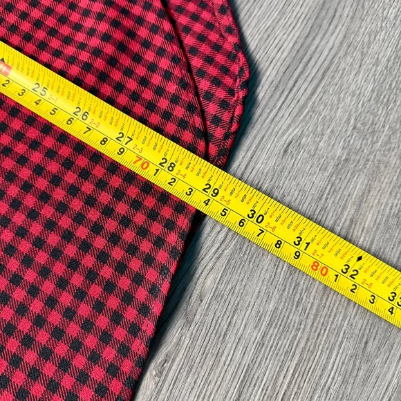 *Vintage L.L. Bean Men's Flannel Button Up Shirt - Red - Picture 5 of 5